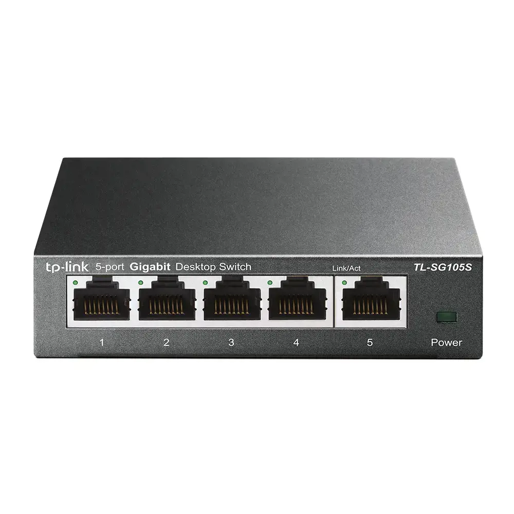 TP-Link 5-Port 10/100/1000Mbps Desktop Switch, Unmanaged, Gigabit Ethernet (10/100/1000), Full duplex, Wall mountable