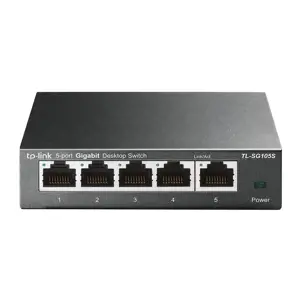 TP-Link 5-Port 10/100/1000Mbps Desktop Switch, Unmanaged, Gigabit Ethernet (10/100/1000), Full dupl…