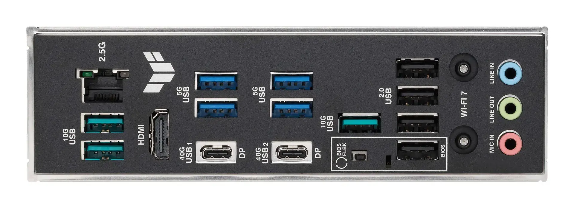 Mainboard ASUS AMD X870E SAM5 ATX Memory DDR5 Memory slots 4 1xPCI-Express 3.0 1x 1xPCI-Express 4.0 16x 1xPCI-Express 5.0 16x 4xM.2 1xHDMI 4xUSB 2.0 7xUSB 3.2 2xUSB-C 1xRJ45 3xAudio port TUFGAMX870E-PLUSWIFI7