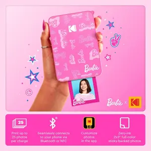 Kodak x Barbie photo printer Step Slim 2