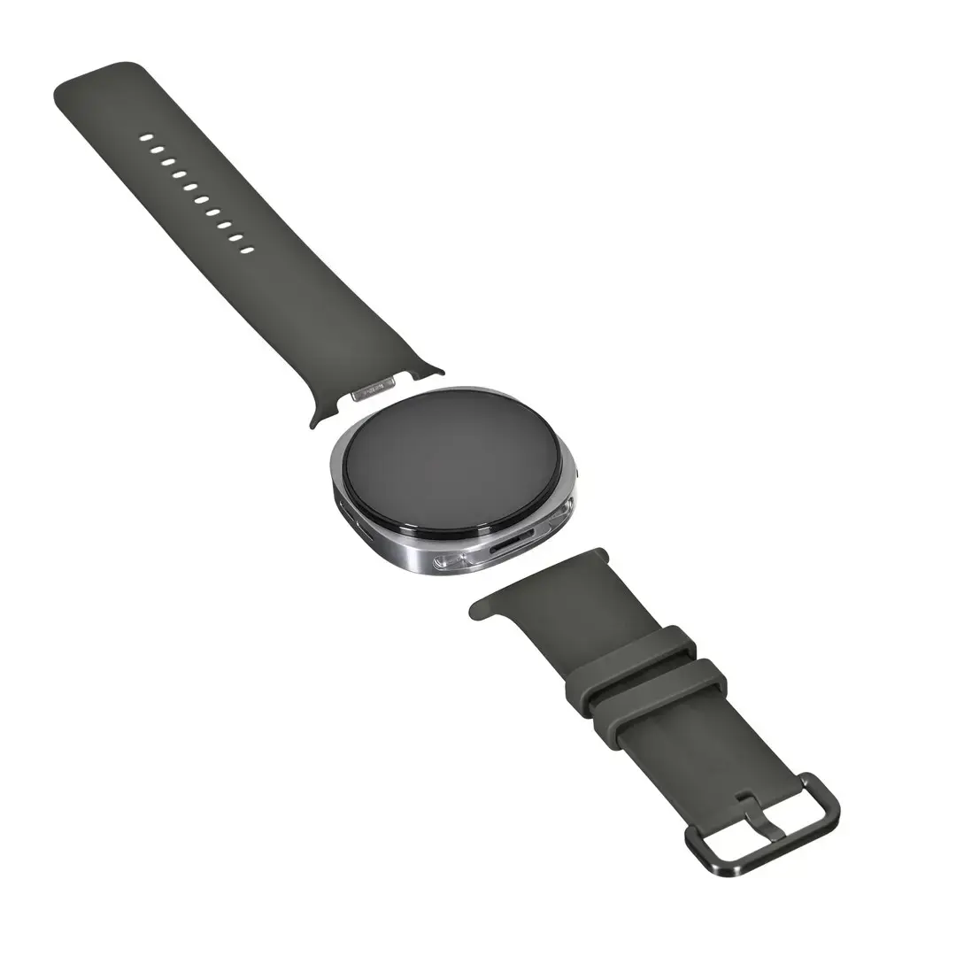 Samsung Galaxy Watch 9 3.81 cm (1.5") AMOLED 44 mm Digital 480 x 480 pixels Touchscreen silver Wi-Fi GPS (satellite)