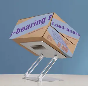 "Nillkin ProDesk" sulankstomas stovas "MacBook" nešiojamajam kompiuteriui pilkos spalvos