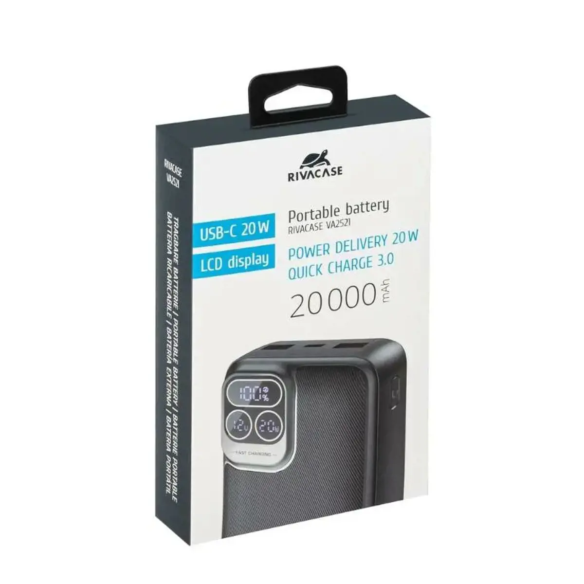 "Powerbank Rivacase VA2521" 20000 mAh