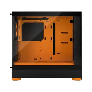 FRACTAL DESIGN "Pop Air" RGB oranžinis šerdis TG skaidrus atspalvis