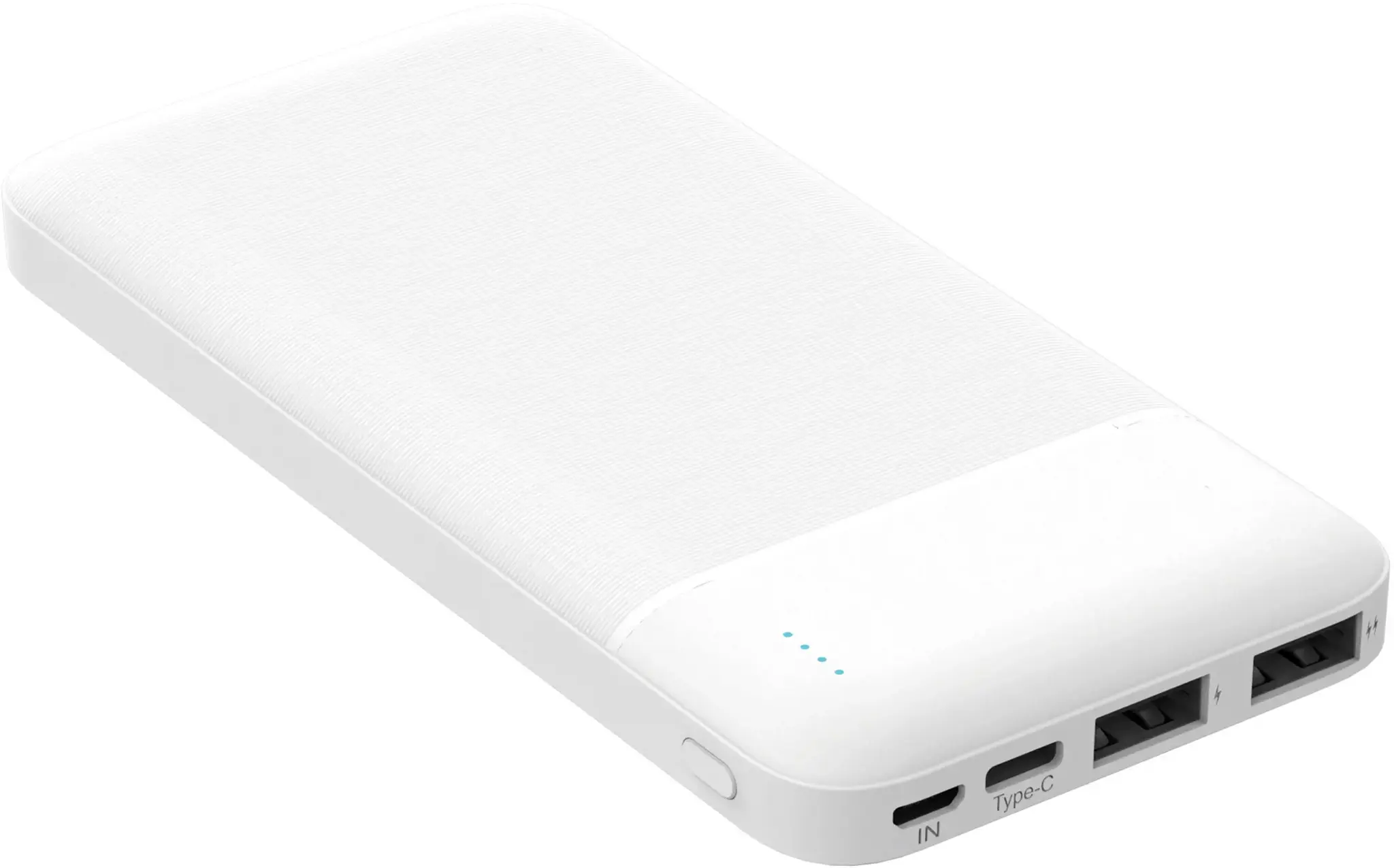 Platinet power bank 10000mAh PMPB10W705, baltos spalvos