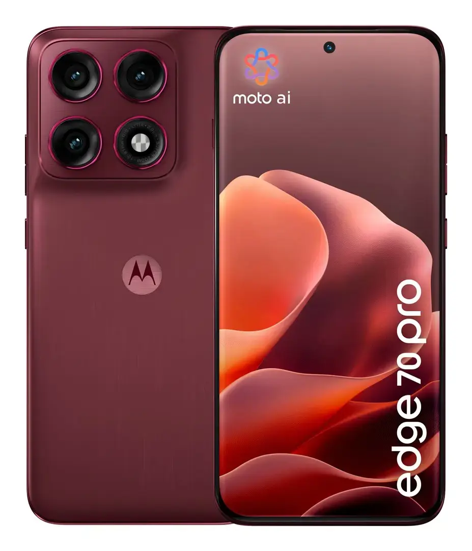 Motorola edge 70 pro 17.2 cm (6.78") Dual SIM Android 16.0 5G USB Type-C 8 GB 256 GB 6500 mAh Bordeaux
