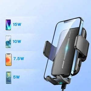 Joyroom car holder with wireless charger 15W for cockpit dashboard black (JR-ZS245)