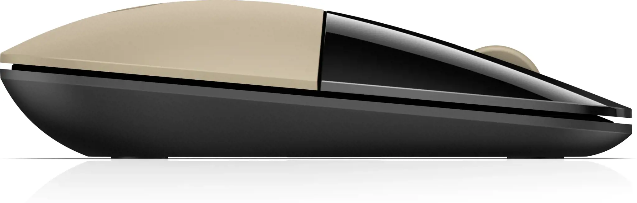 HP Z3700 auksinė belaidė pelė, dvipusė, optinė, RF belaidė, 1200 DPI, auksinė