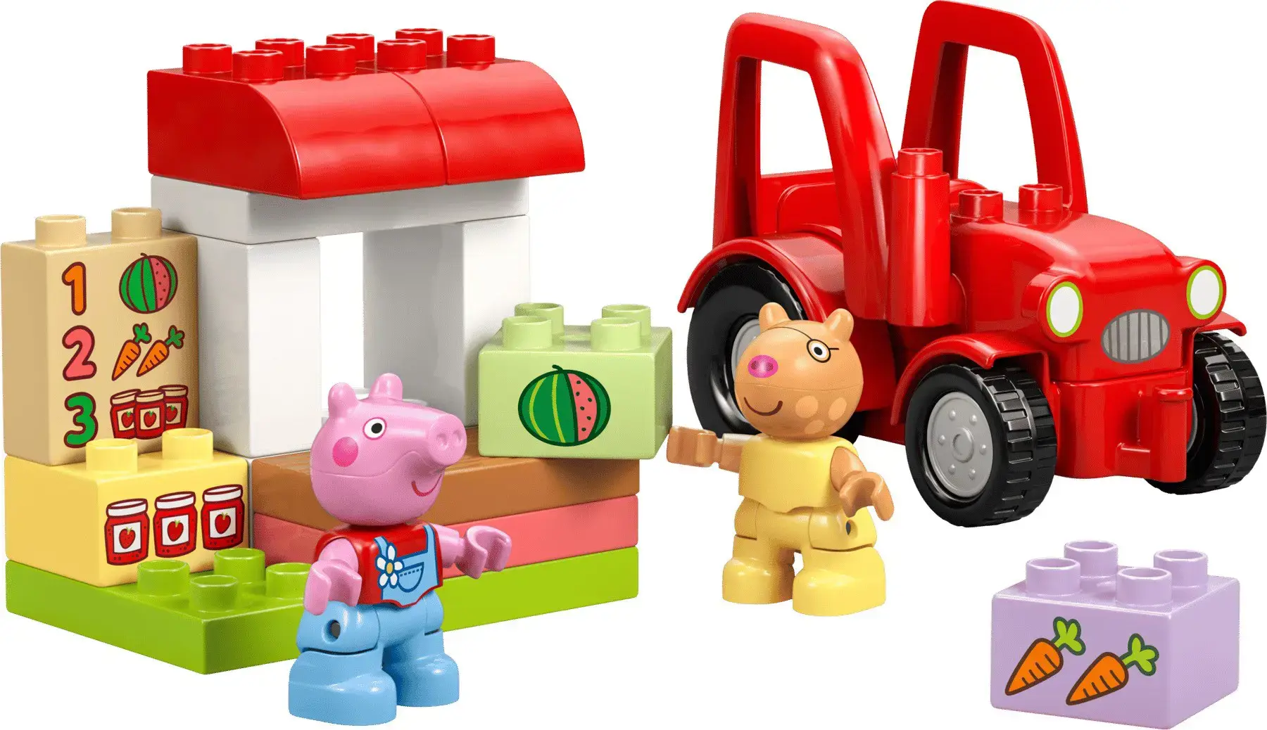 LEGO DUPLO 10468 Peppa Pig - Tractor and Market