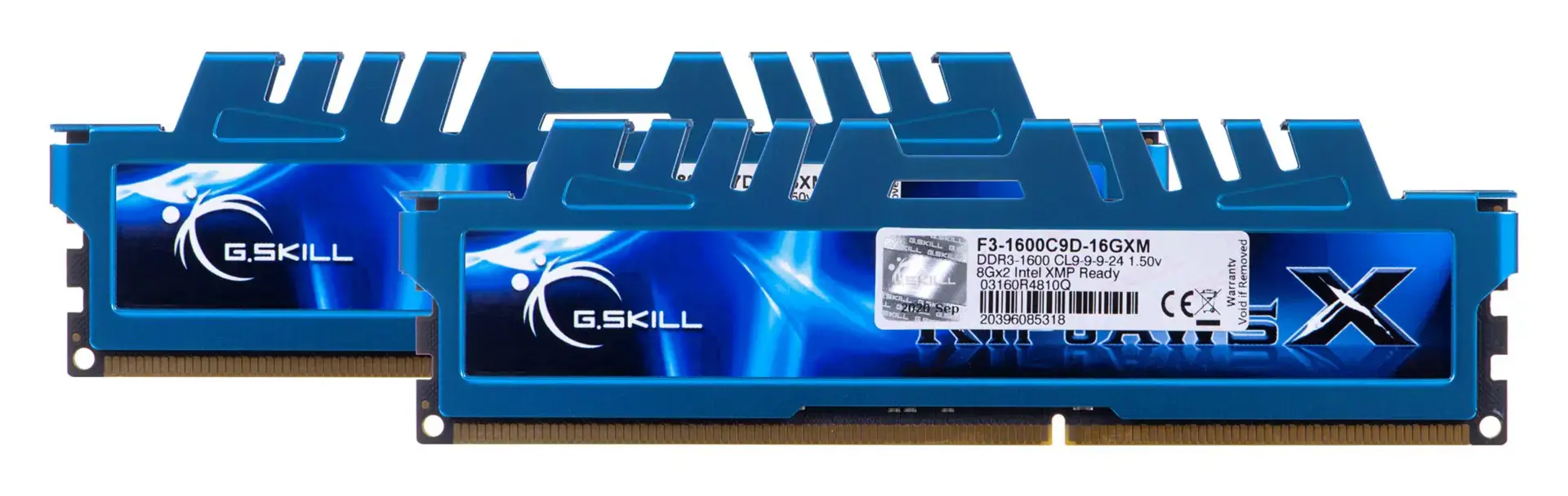G.Skill 16GB PC3-12800 Kit atminties modulis DDR3 1600 MHz