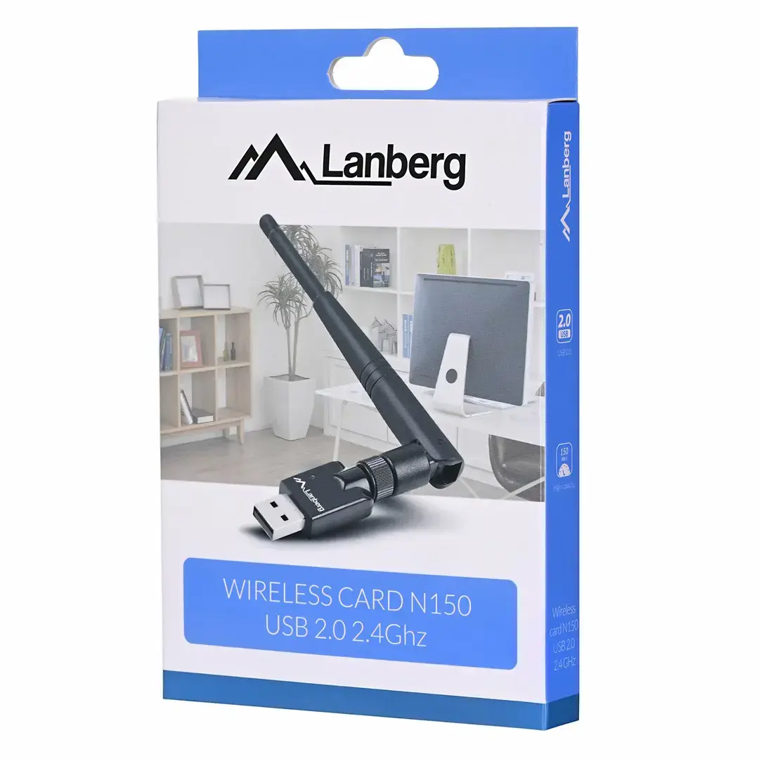 LANBERG NC-0150-WE Lanberg adapteris Mini USB WiFi 150MBPS