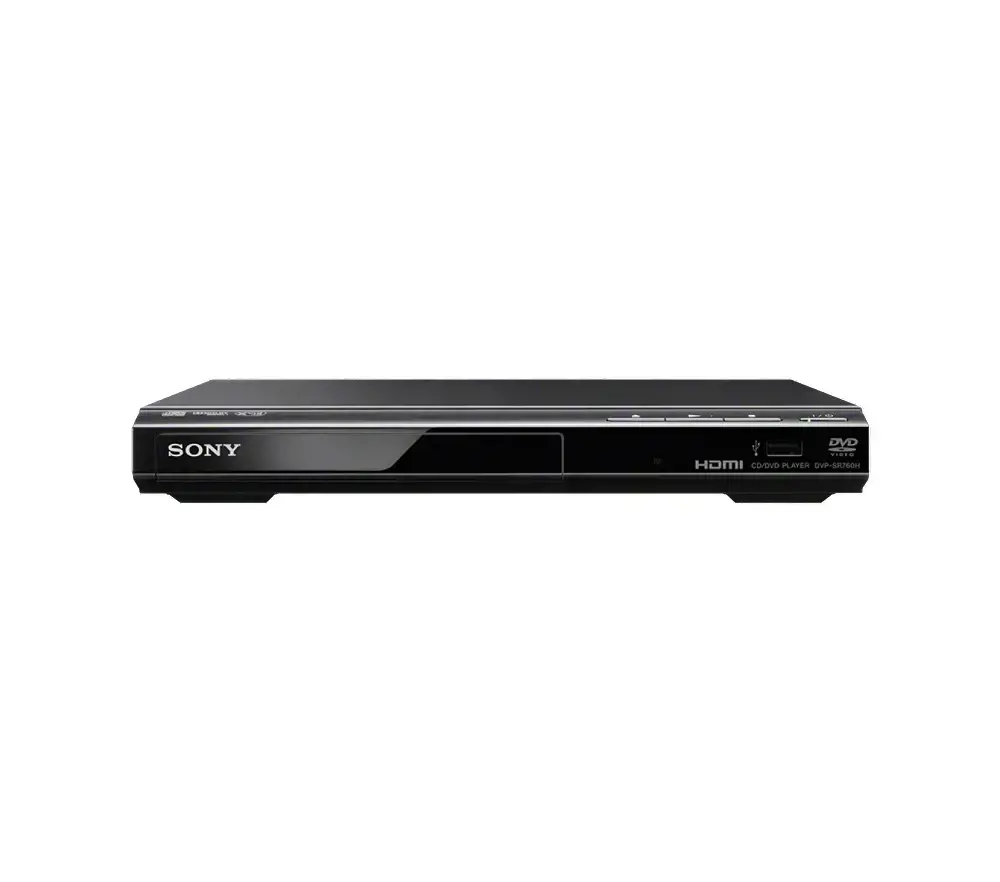 "Sony DVP-SR760H", NTSC, PAL, 1080p, 12 bitų/108 MHz, DTS, Dolby Digital, AAC, LPCM, MP3, WMA, JPG