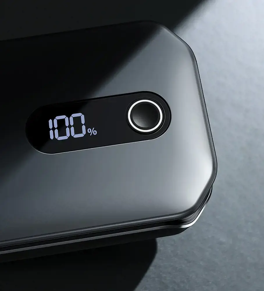 Baseus CRJS03-01 Super Energy Pro Car Jump Starter (12000mAh,5V/3A,Paak current1000A)Black