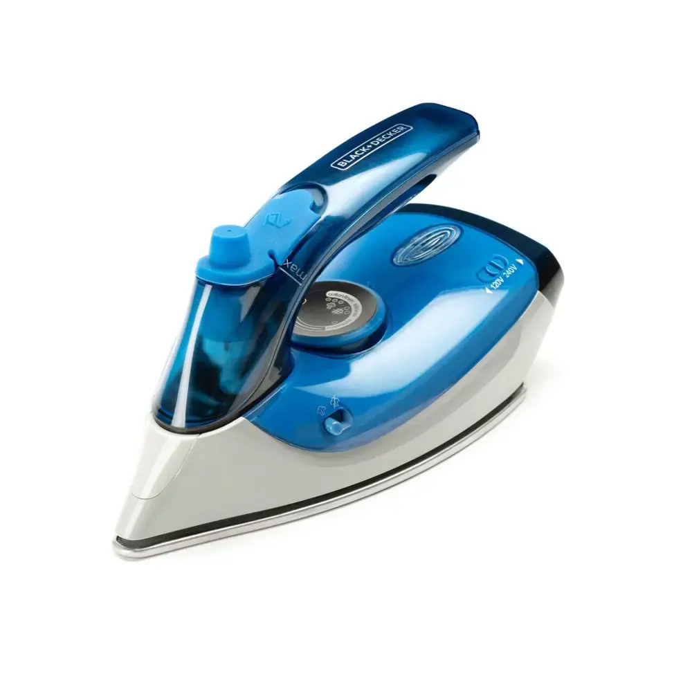 Kelioninis lygintuvas "Black+Decker BXIR1000E" (1000 W; mėlynas/sidabrinis)