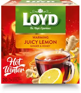 Žolelių ir vaisių arbata LOYD, citrinų imbiero ir medaus skonio, 20 x 2g