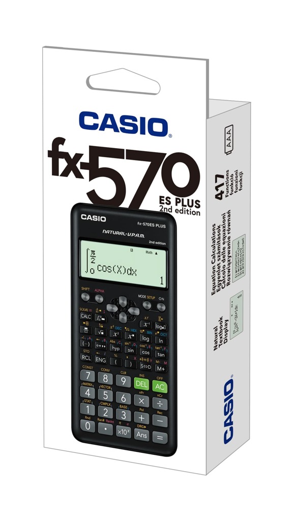 Mokslinis skaičiuotuvas CASIO FX-570ES PLUS II, 230 x 142 x 26mm