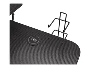 Žaidimų stalas Natec Genesis Holm 300 RGB, Juoda