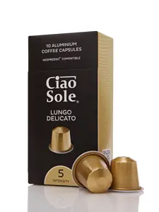 Kavos kapsulės CIAO SOLE Lungo Delicato, 10 vnt.