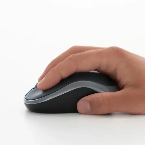 LOGITECH M185 belaidė pelė - raudona - EER2