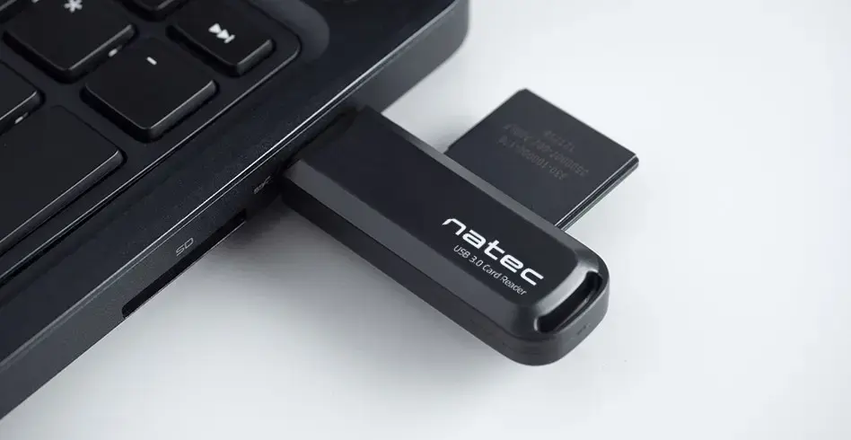 "NATEC Scarab 2" kortelių skaitytuvas USB 3.0 SD/mikro SD juodas