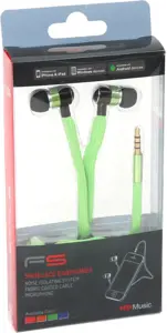 "Omega Freestyle" ausinės su raišteliais FH2112, žalios spalvos