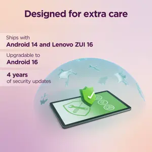 Lenovo Tab Wi-Fi (w/o power adapter) | ZAEH0028SE | 10.1 " | Luna Grey | IPS | 1920 x 1200 pixels | MediaTek | MediaTek Helio G85 | 4 GB | Soldered LPDDR4x | 64 GB | Wi-Fi | Front camera | 5 MP | Rear camera | 8 MP | Bluetooth | 5.3 | Android | 14 (Android 15 & 16 upgrades and 4 years security updates) | Warranty 24 month(s) | Clear Case