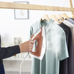 Tefal Virtuo 30 FV2C40E0 iron Dry & Steam iron Ceramic soleplate 2000 W Peach, White