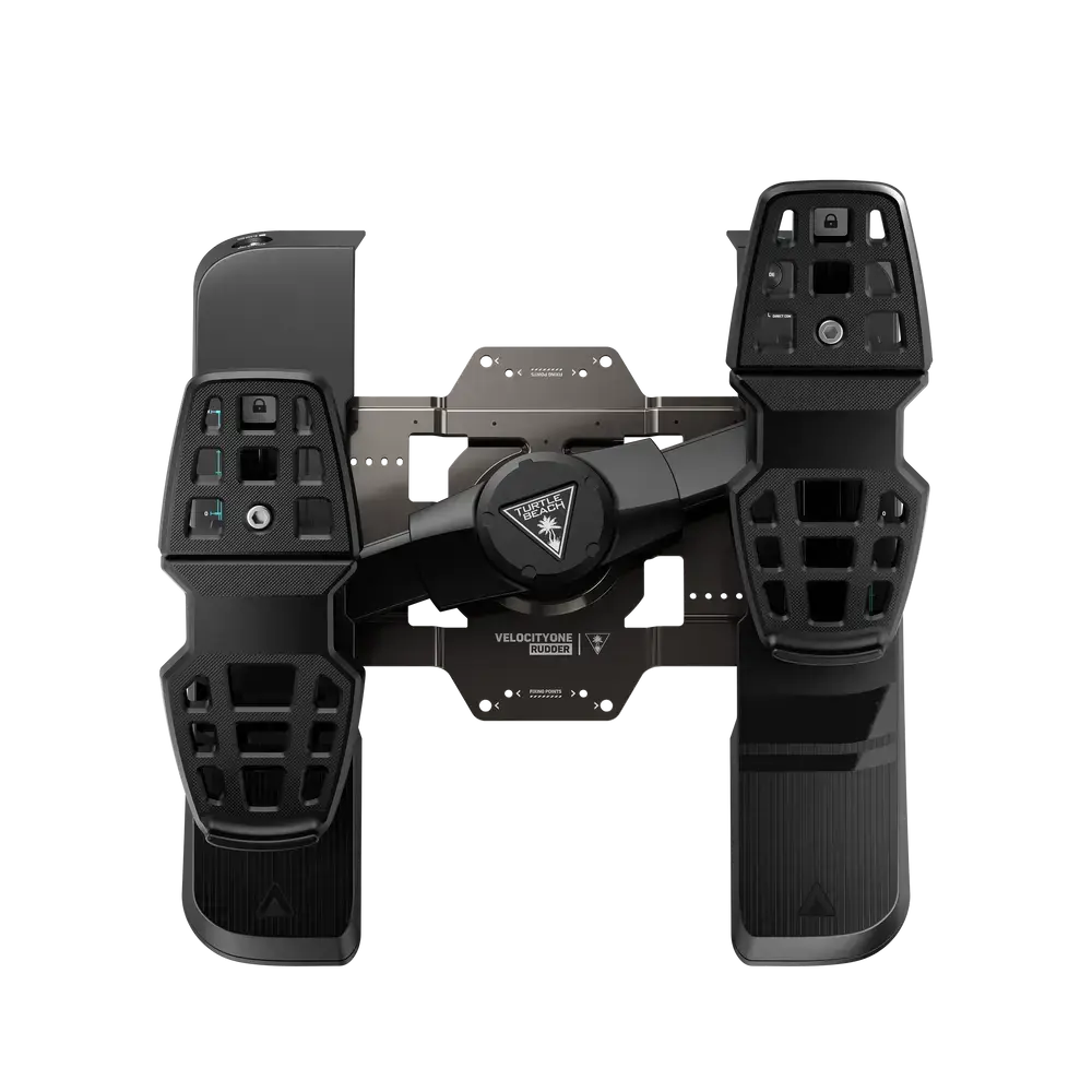 Turtle Beach VelocityOne Rudder, Pedals, PC, Xbox, Xbox One, Xbox Series S, Xbox Series X, Mode button, Wired, USB, Black
