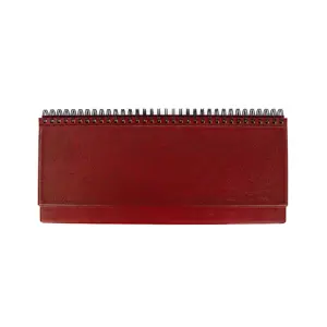 Horizontalus stalo kalendorius Memo PVC 2026m. bordo