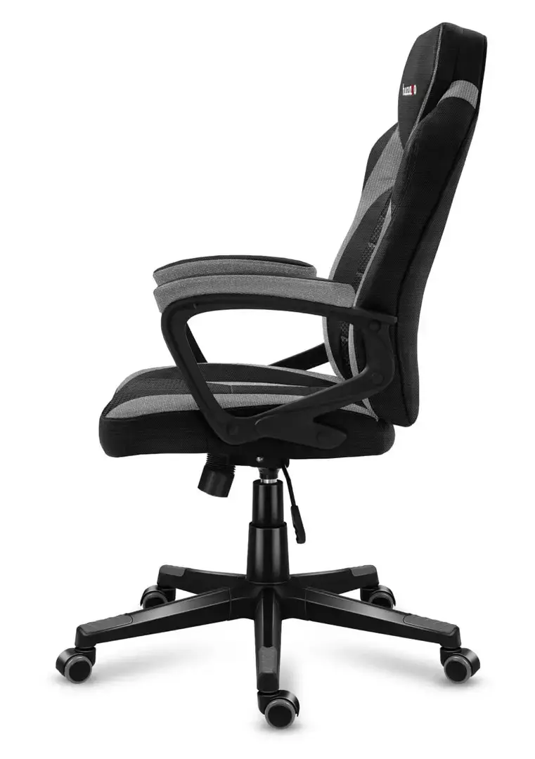 Huzaro FORCE 2.5 GREY MESH Žaidimų fotelis Tinklinė sėdynė Juoda, pilka