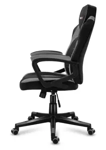 Huzaro FORCE 2.5 GREY MESH Žaidimų fotelis Tinklinė sėdynė Juoda, pilka