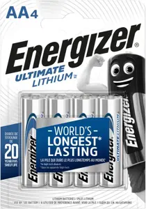 Energizer battery Ultimate Lithium LR6/AA 1.5V 4pcs