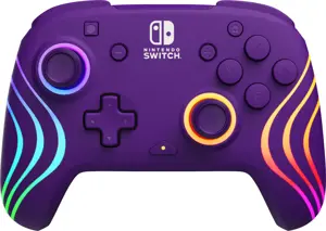 PDP wireless controller Afterglow Wave Nintendo Switch, purple