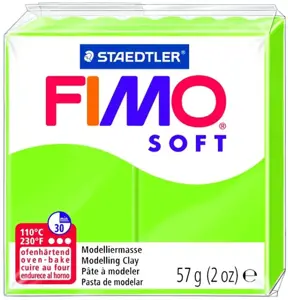 Modelinas FIMO SOFT, 57 g, obuolių žalia sp.