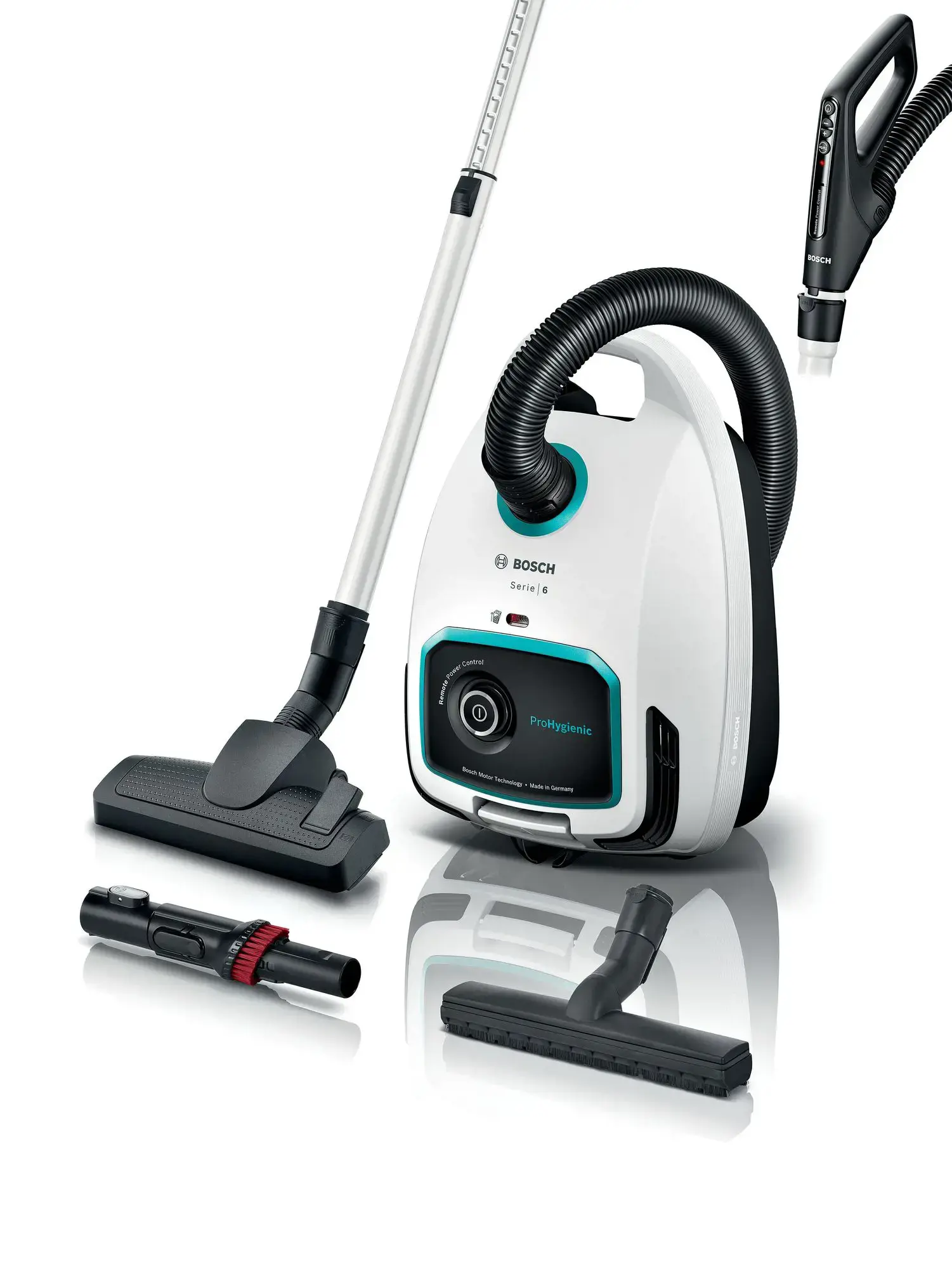 Bosch Serie 6 BGL6HYG1, 600 W, Cylinder vacuum, Dry, Dust bag, Allergy filter, Filtering