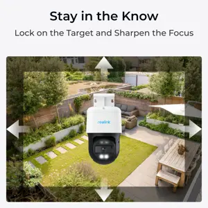 Reolink P830 - Smart 4K PT Security Camera, Auto Tracking, Person/Vehicle/Pet Detection, 355º Pan & 90º Tilt, IP security camera, Indoor & outdoor, Wired, Google Assistant, Ceiling/wall, White, Black