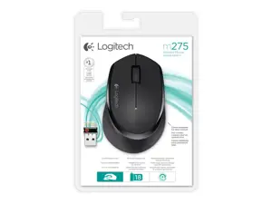 "Logitech" belaidė pelė M280, dešinioji, optinė, RF belaidė, 1000 DPI, juoda