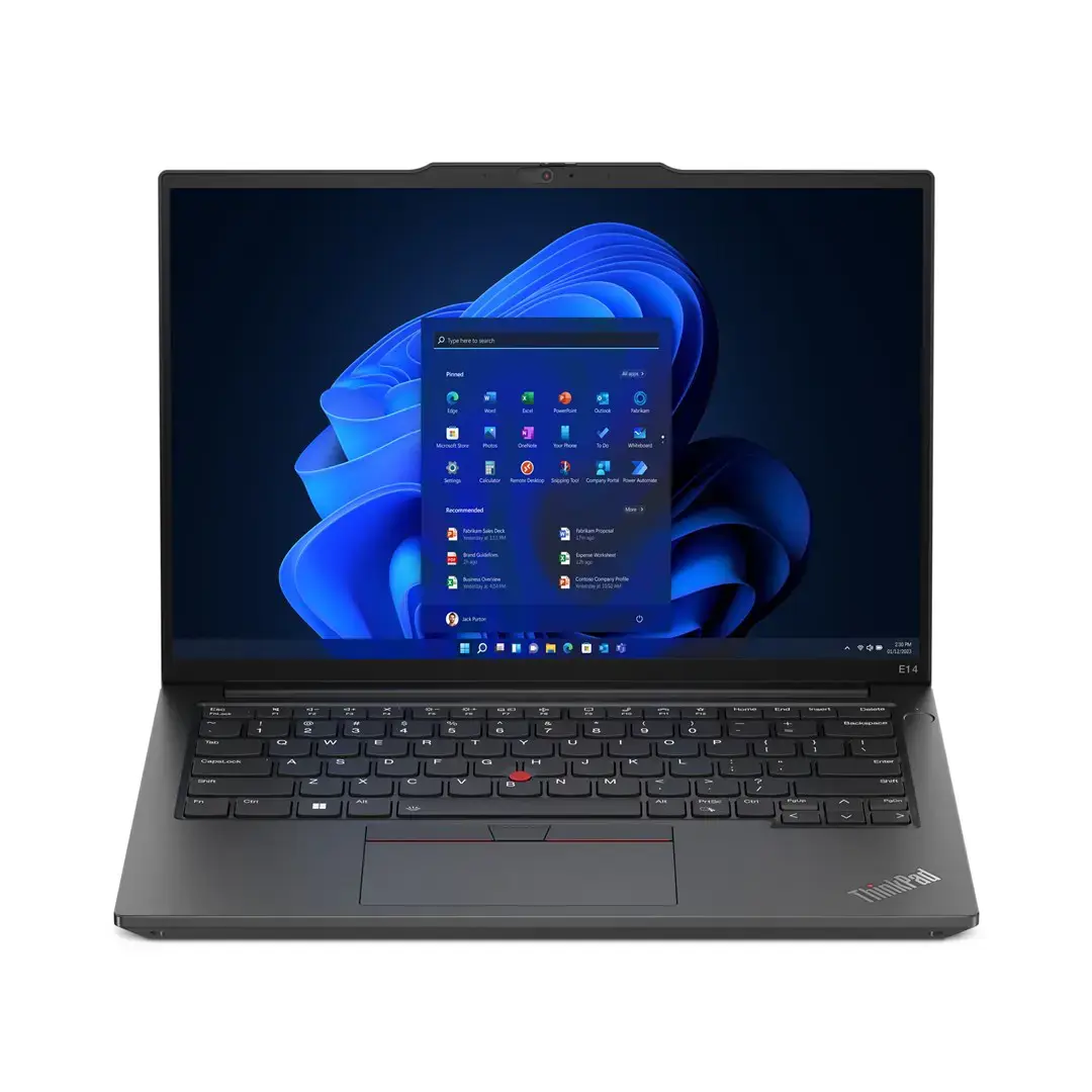 Lenovo ThinkPad E14 Gen 5 (Intel) Intel® Core™ i7 i7-1355U Laptop 35.6 cm (14") Touchscreen WUXGA 16 GB DDR4-SDRAM 512 GB SSD Wi-Fi 6 (802.11ax) Windows 11 Pro US English Graphite, Black New Repack/Repacked