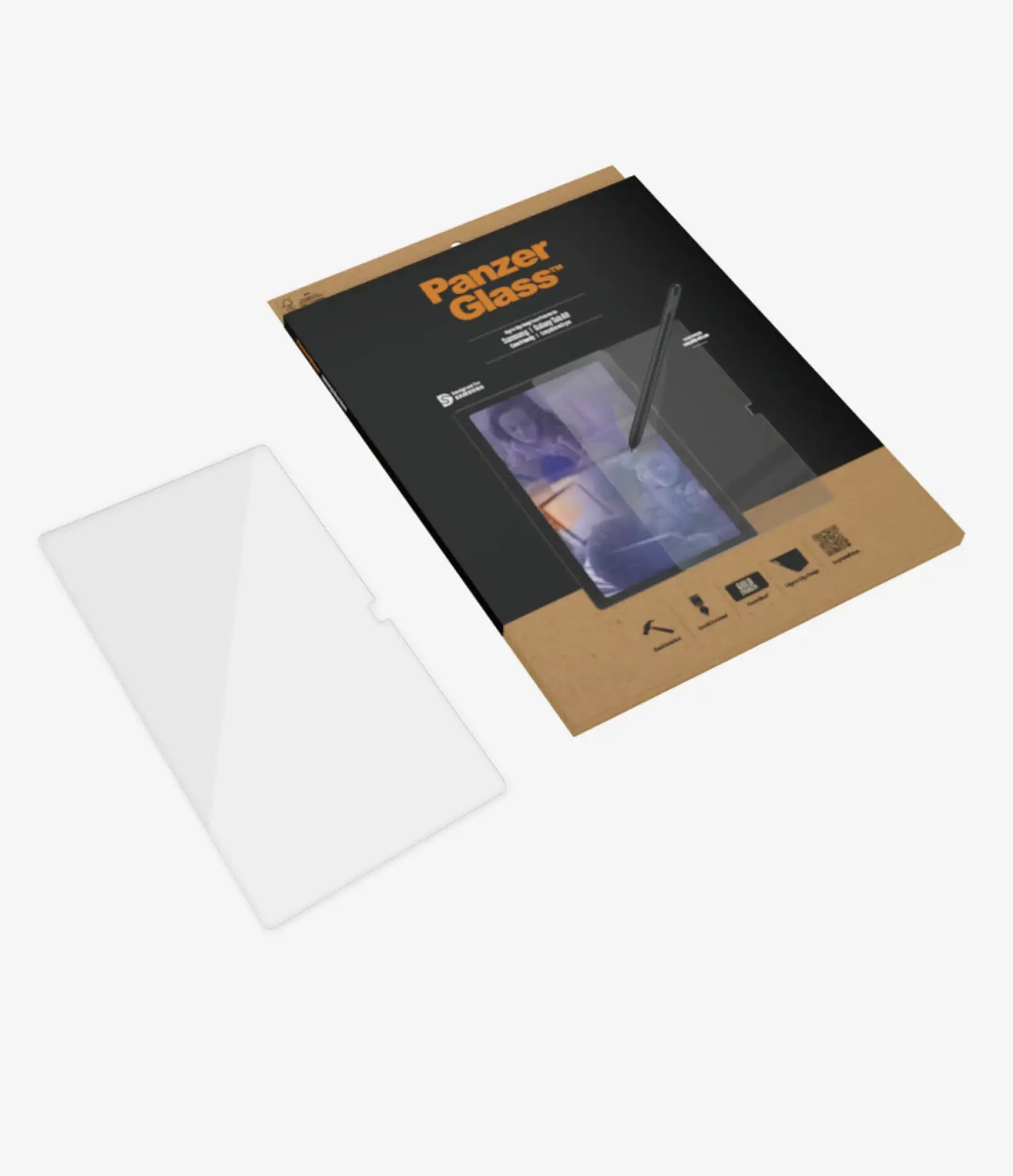 PanzerGlass ™ Samsung Galaxy T A8 | Ekrano apsauga Stiklas, Skaidri ekrano apsauga, grūdintas stiklas, polietileno tereftalatas (PET), 45 g, 1 vnt.