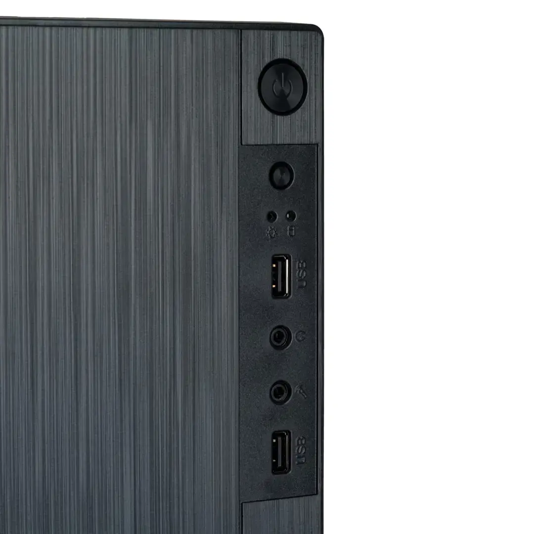 AKYGA Micro ATX korpusas AK35BK 2x USB 2.0 juodas be maitinimo šaltinio