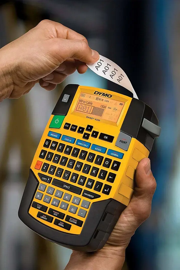 DYMO- RHINO 4200 etikečių spausdintuvas su. QWY dėklas