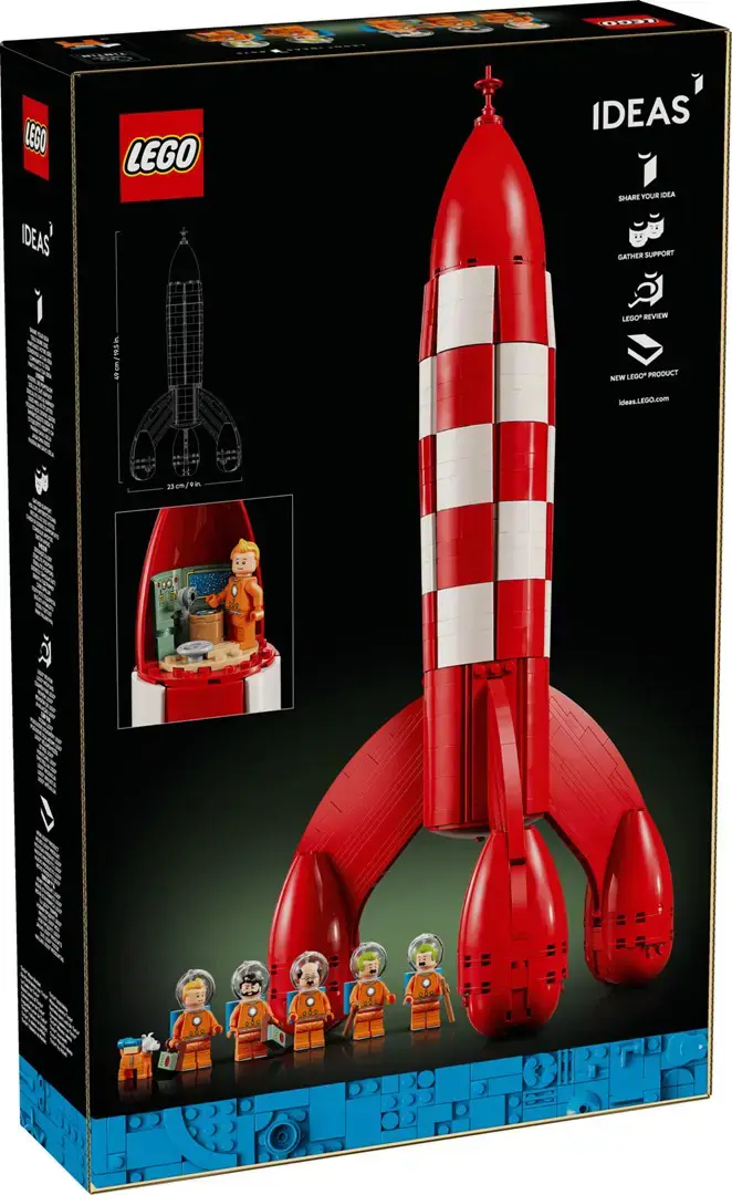 LEGO IDEAS 21367 Tintin Moon Rocket