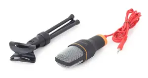 GEMBIRD MIC-D-03 Gembird Stalinis mikrofonas su trikoju, MIC-D-03, juodas