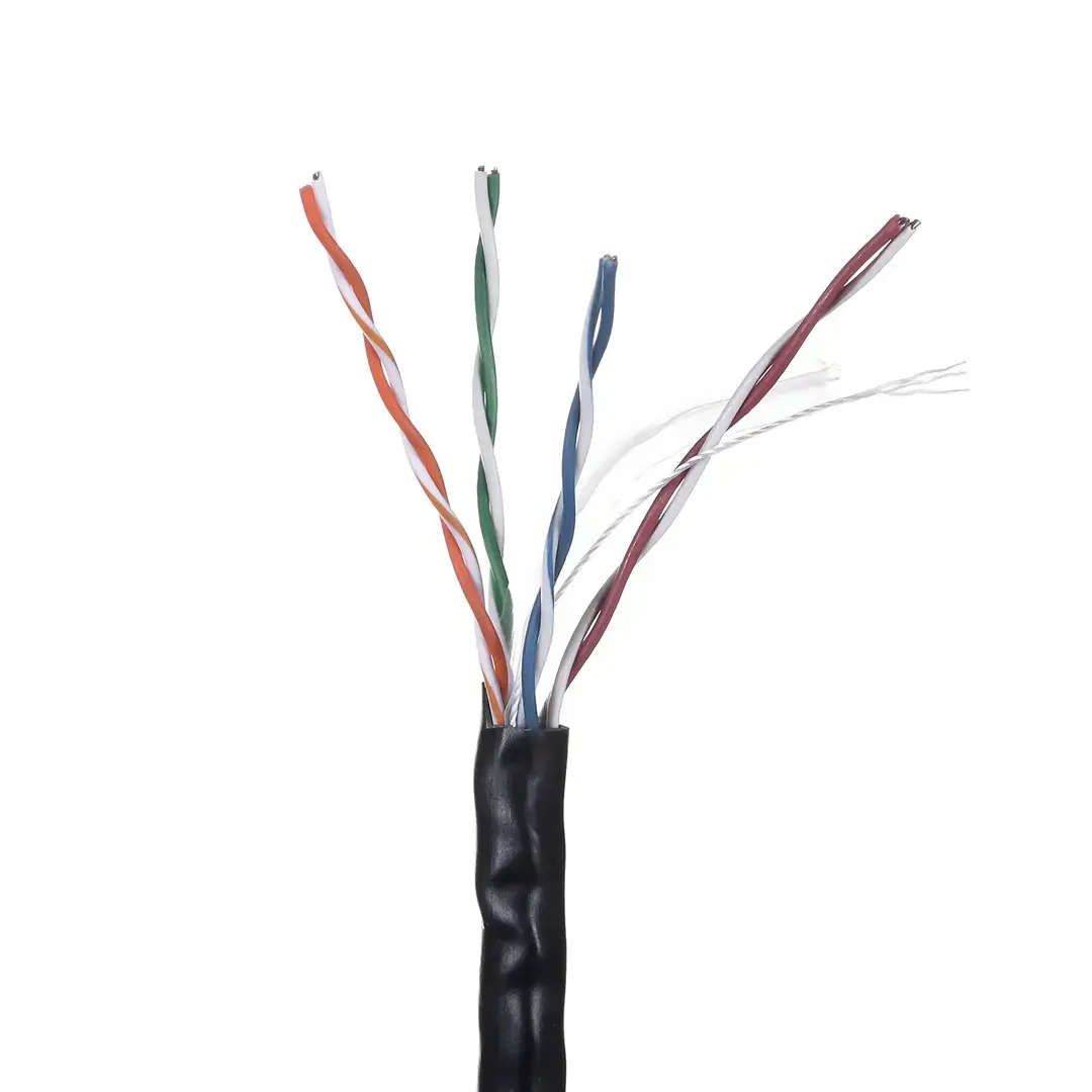LANBERG LAN KABELIS UTP 1GB/S 305M SOLID CCA JUODAS