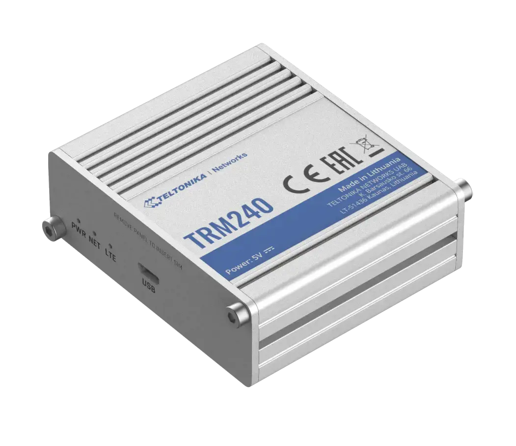 TELTONIKA TRM240 LTE CAT1 Compact Industrial Modem