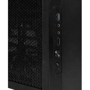 Fractal Design Core 1000 USB 3.0, Midi Tower, kompiuteris, juodas, DTX, micro ATX, Mini-ITX, 14,8 cm, 35 cm