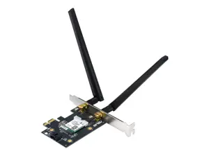ASUS PCE-AX1800 BT5.2, vidinis, belaidis, PCI Express, WLAN / "Bluetooth", "Wi-Fi 6" (802.11ax), 1775 Mbps