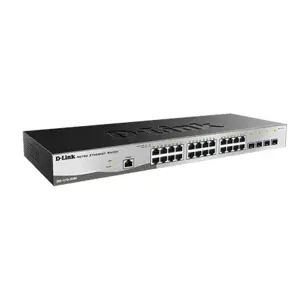 D-Link DGS-1210-28/ME, Managed, L2, Gigabit Ethernet (10/100/1000), Full duplex, Rack mounting, 1U