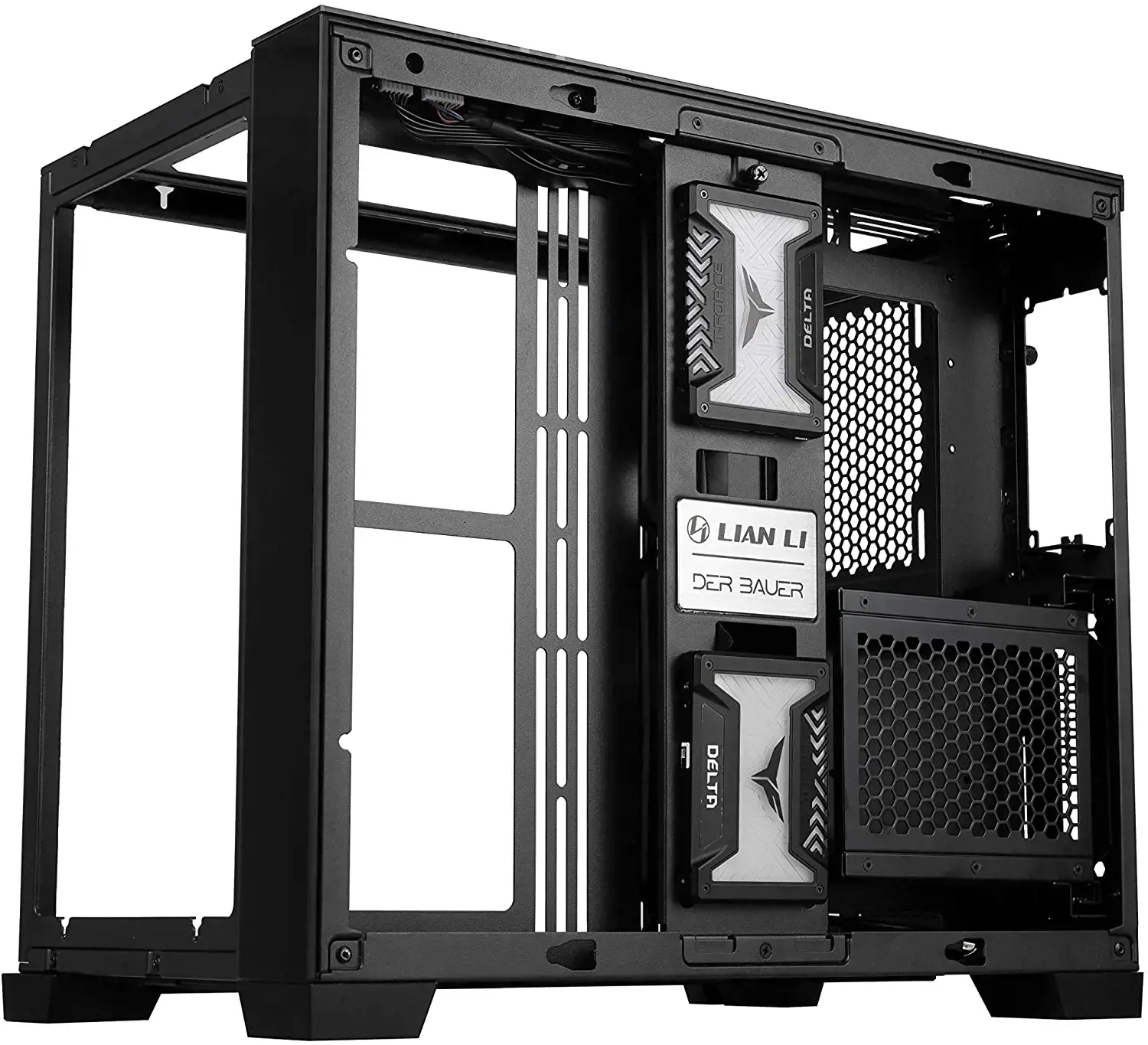 ATX pusaukštė dėžė "Lian-Li O11D MINI -X", juoda