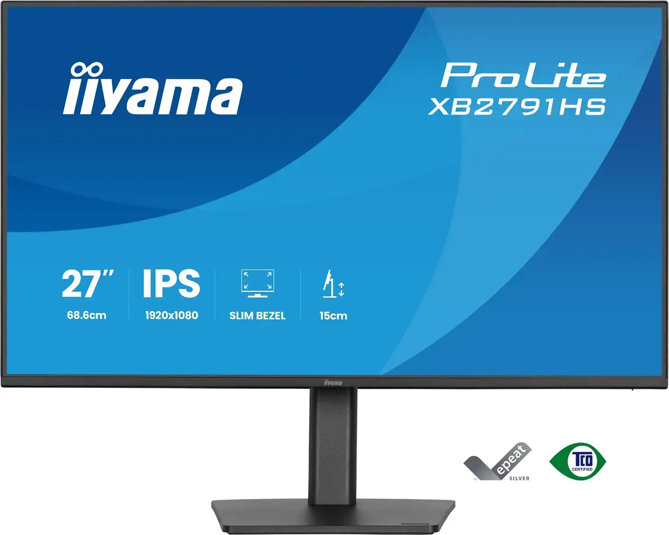 iiyama ProLite XB2791HS-B1 computer monitor 68.6 cm (27") 1920 x 1080 pixels Full HD LED Black